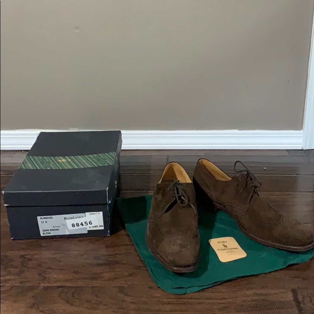 Polo Ralph Lauren Brown Oxford Shoes